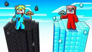 POOR vs RICH: ORE TOWER Battle! (Minecraft)