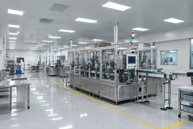 Modern Cleanroom Production Line