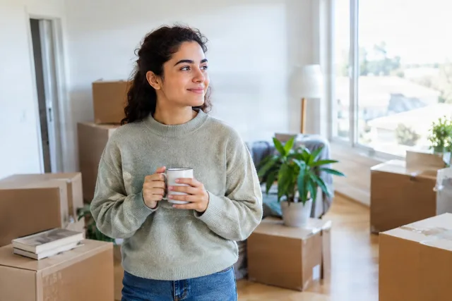Quiet Moment in a New Home