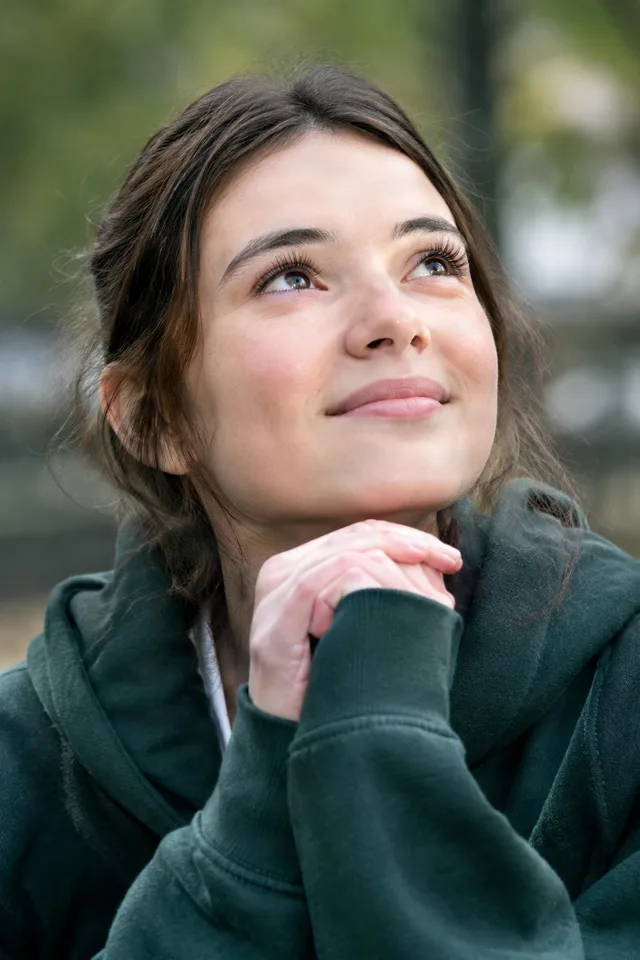 Hopeful Look of Encouragement