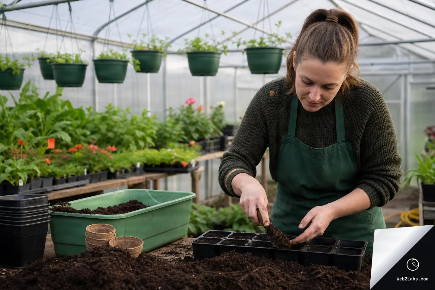 Greenhouse Growing (20 images)
