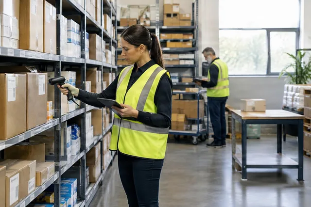 Warehouse Inventory Barcode Scan