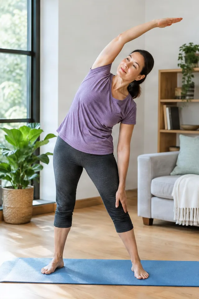 Gentle Side Stretch at Home