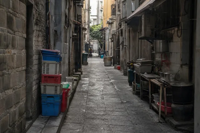 Back Alley Street Kitchen Setup