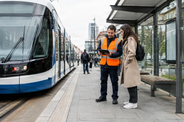 Tram Stop Progress Check