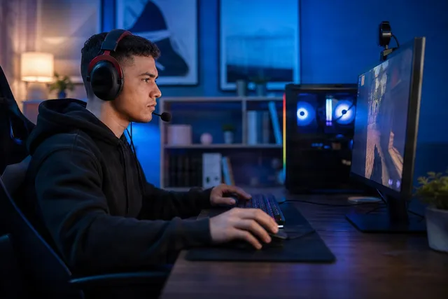 Focused Gamer Practice Session