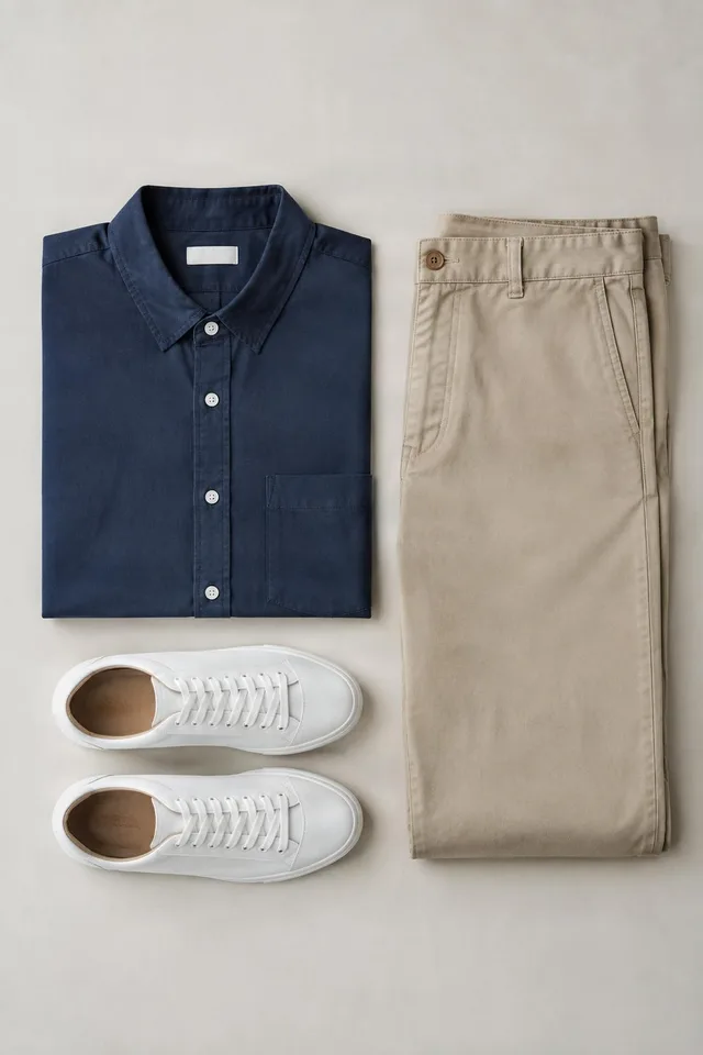 Minimal Menswear Flat Lay Set