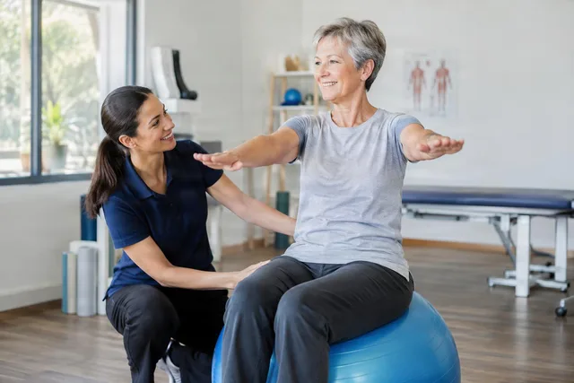 Senior Balance Physiotherapy Exercise