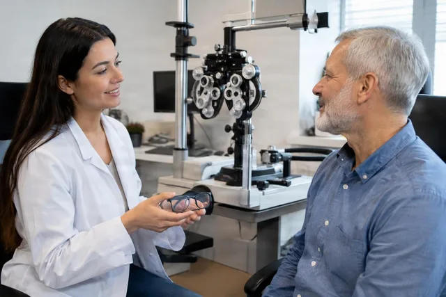 Optometrist Discusses New Glasses