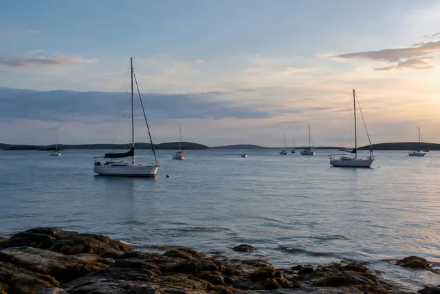 Sailboats at Anchor (20 images)