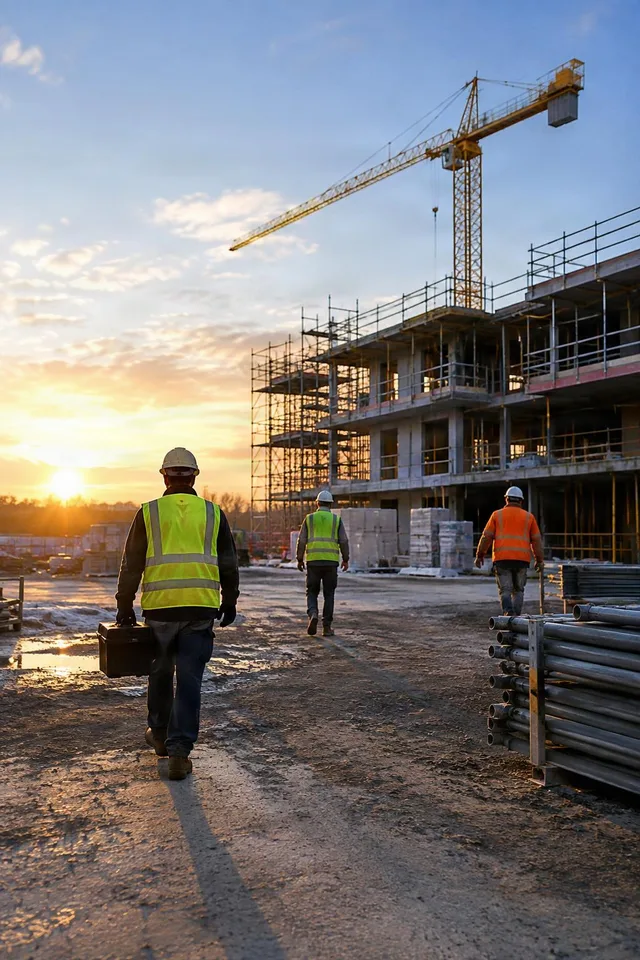Construction Site at Day's End