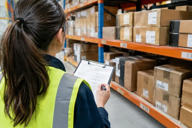 Warehouse Inventory Check Clipboard
