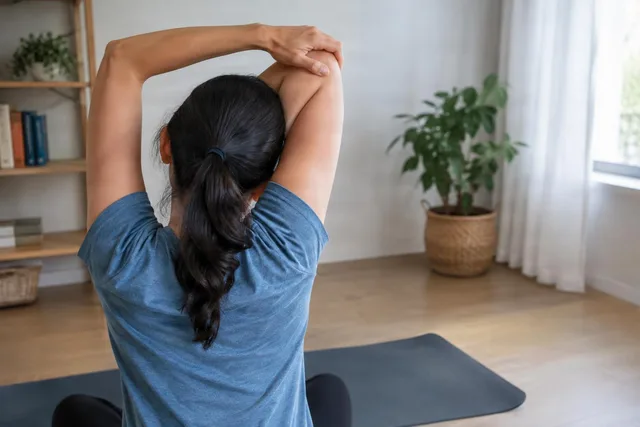 Over-the-Shoulder Arm Stretching