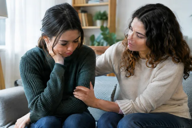 Comforting a Friend at Home
