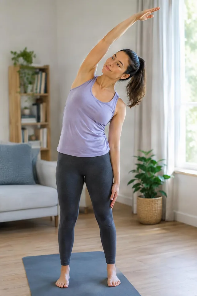 Gentle Side Stretch at Home