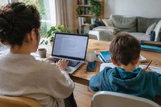 Shared Home Workspace Study Table