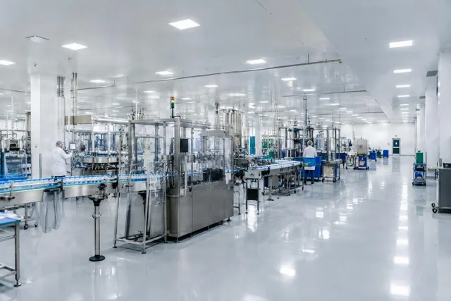 Spacious Clean Manufacturing Floor