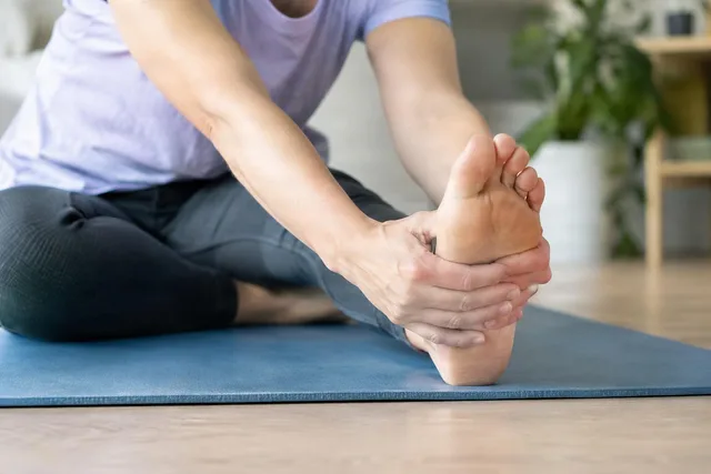 Seated Hamstring Stretch Close-Up