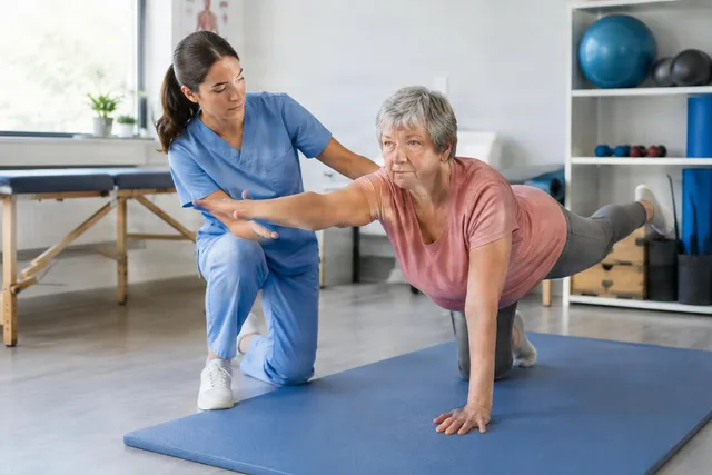 Senior Physiotherapy Balance Exercise