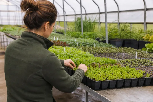 Seedling Care in Greenhouse