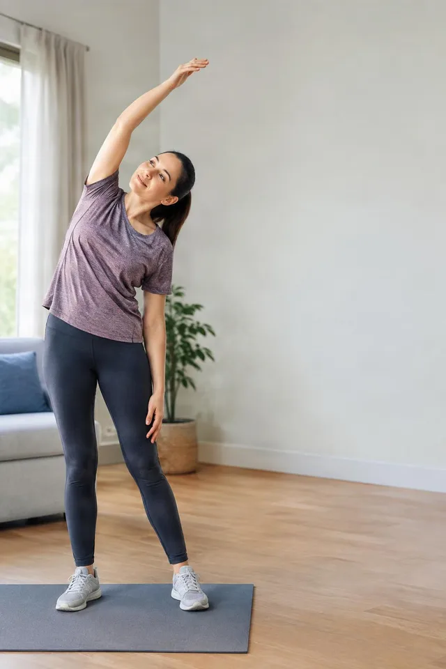 Side Stretch at Home