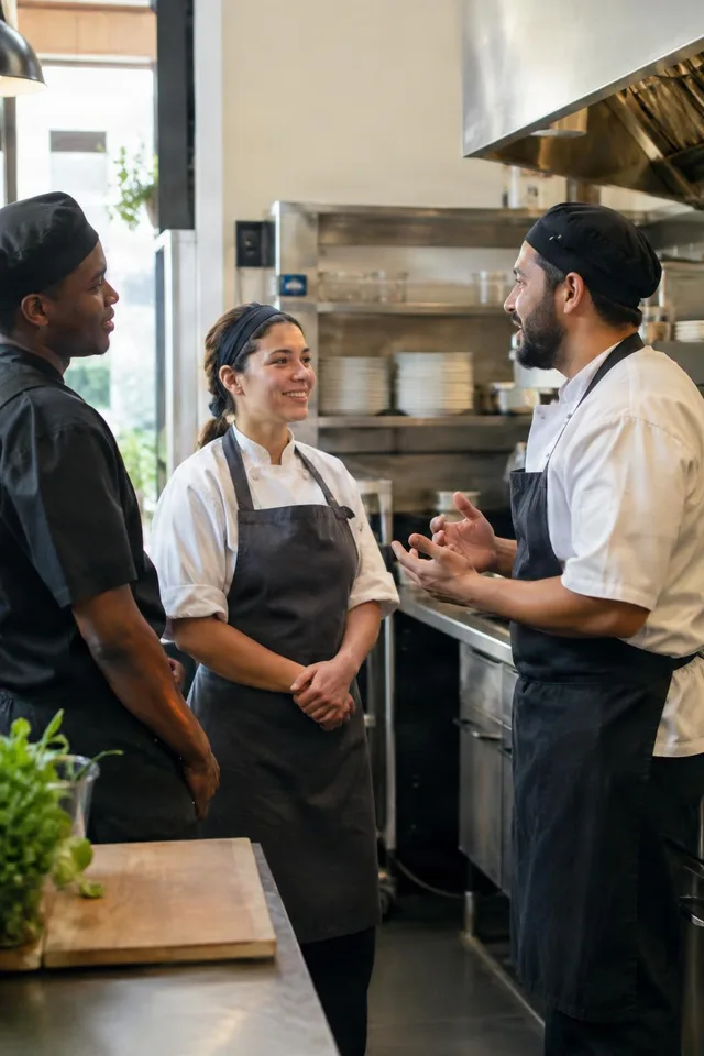 Restaurant Kitchen Team Briefing