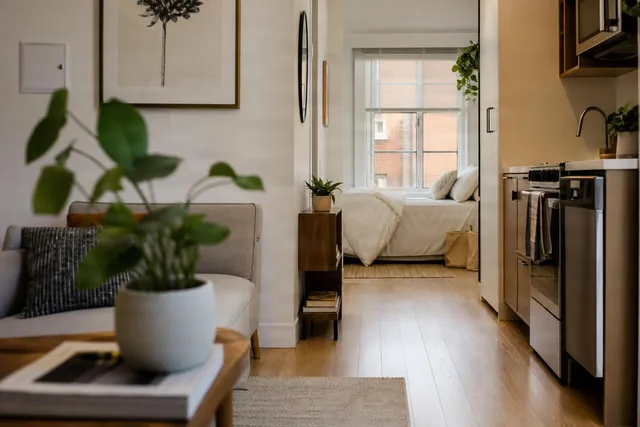 Small Apartment Studio Depth View