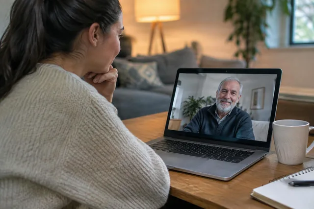 Quiet Video Call at Home