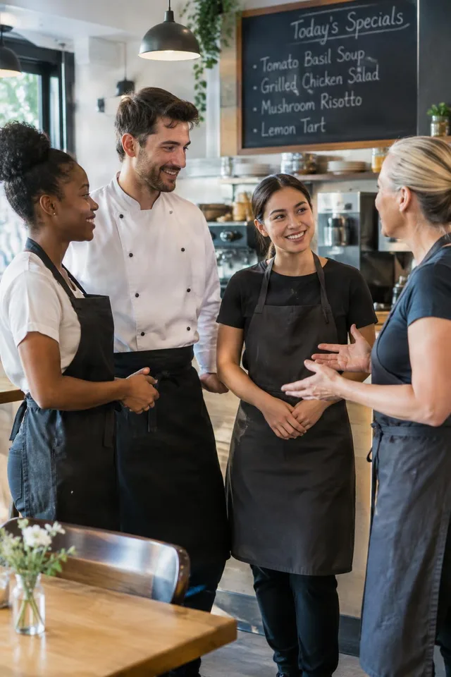 Restaurant Team Morning Briefing