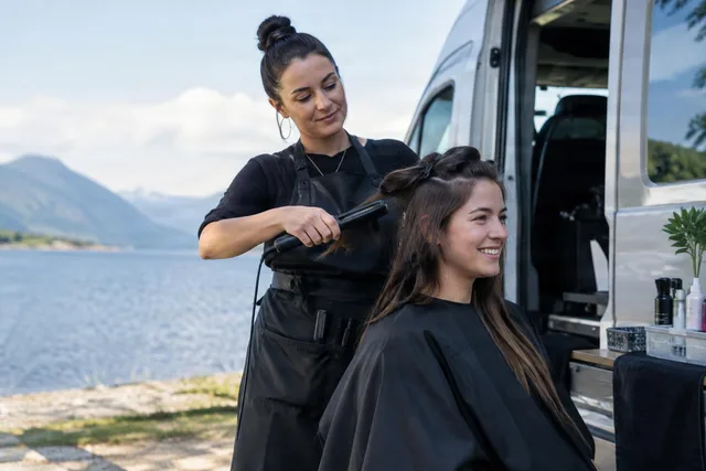 Mobile Hair Stylist by the Lake