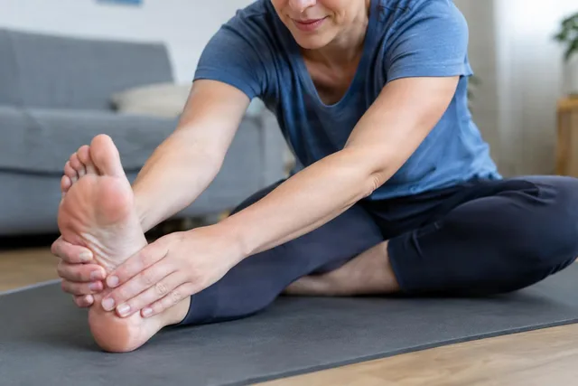 Seated Hamstring Stretch Close-Up