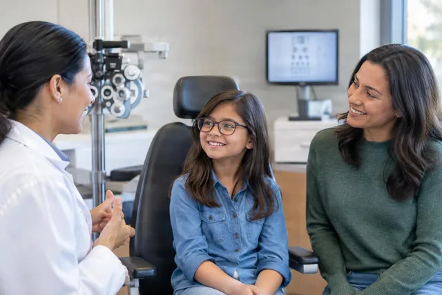 Optometrist Visit With Child Patient