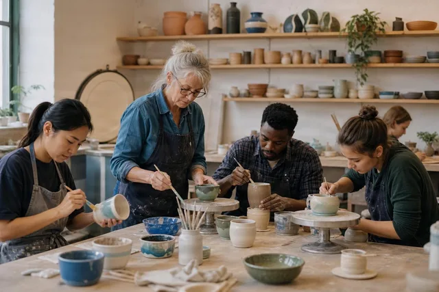Ceramic Glazing Workshop Class