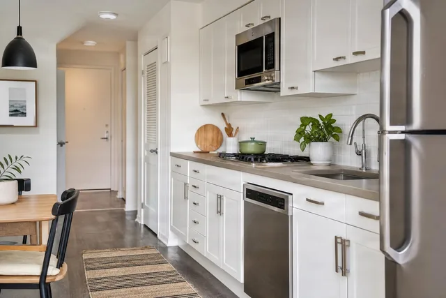 Compact Apartment Kitchen Work Area