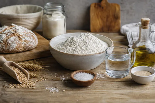 Bread Making Ingredients Spread