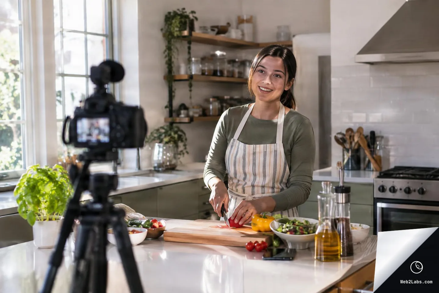 Filming Cooking Content (20 images)