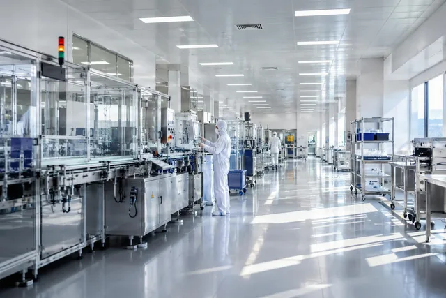Sunlit Cleanroom Manufacturing Line