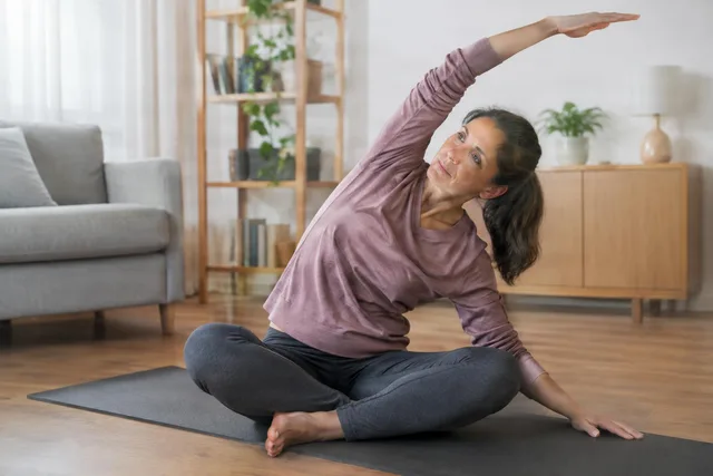 Home Yoga Side Stretch