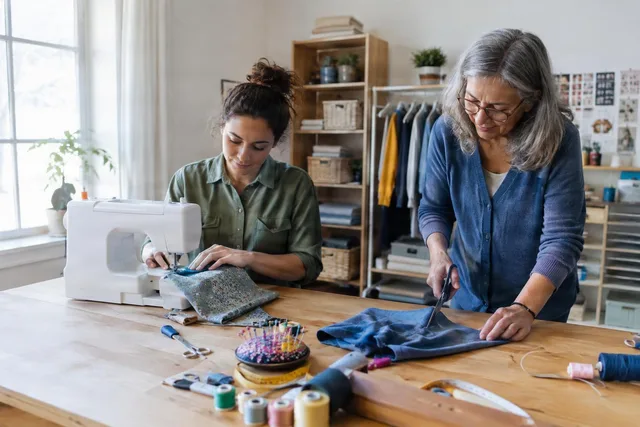 Tailoring Workshop With Sewing Machine