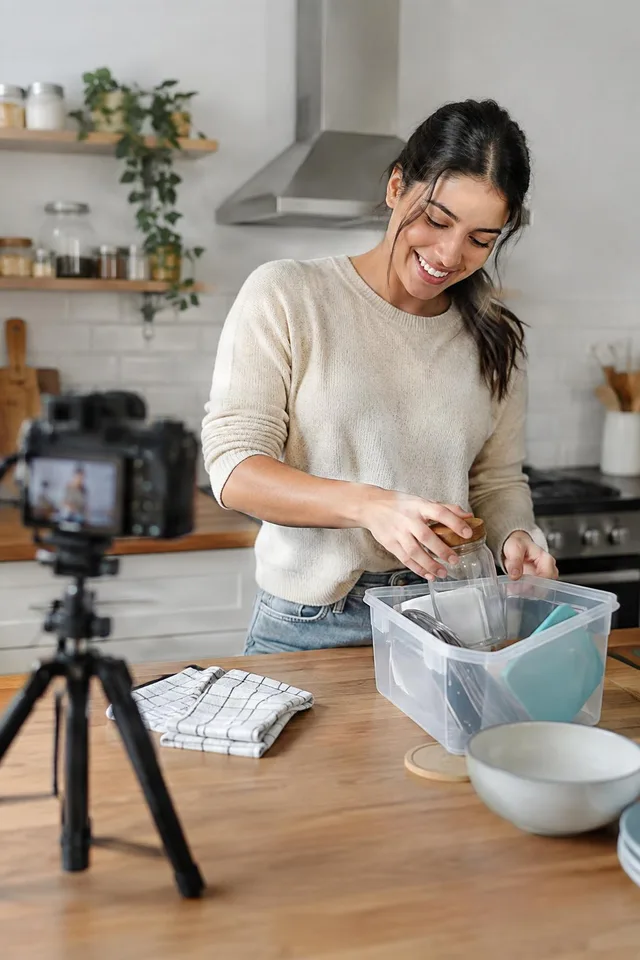 Cleaning Up After Cooking Shoot