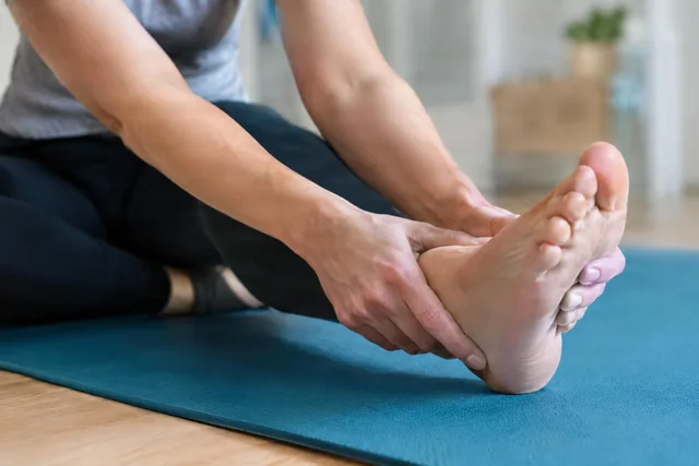 Seated Hamstring Stretch Close-Up