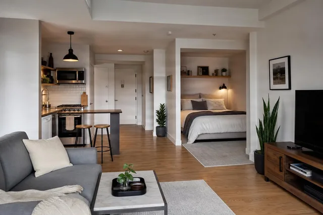 Modern Studio Apartment Layout