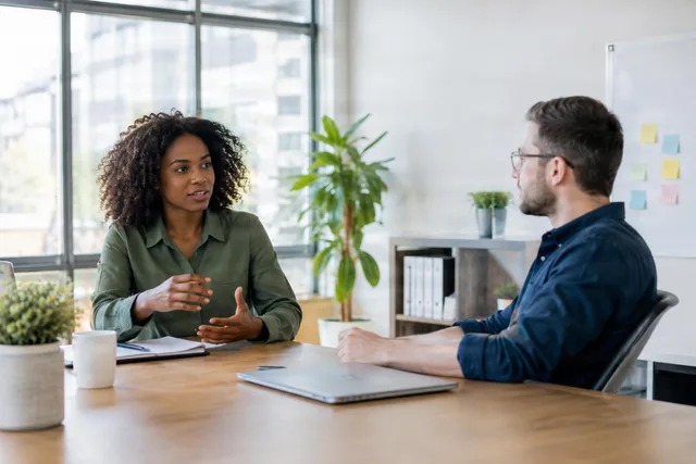 Manager Giving Workplace Feedback
