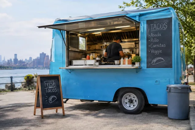 Blue Taco Food Truck Kitchen